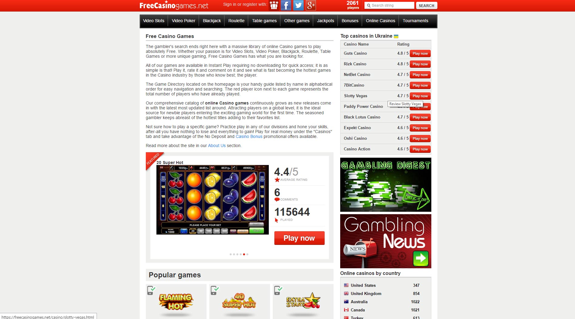 free of charge online casinos gives players casino money comps to check their