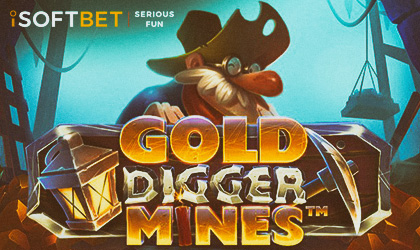 iSoftBet Launches Gold Digger Mines
