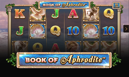 Spinomenal Goes Live with 10 Line Book of Aphrodite The Love Spell