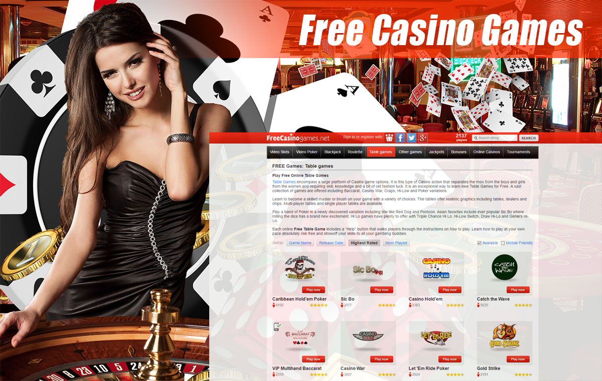 play for free casino games