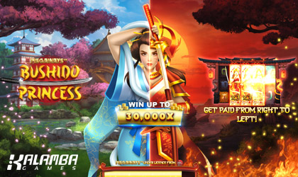 Kalamba Games Launches New Megaways Bushido Princess Slot