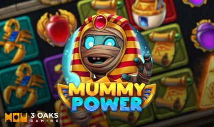 3 Oaks Gaming Launches Mummy Power with Mega Symbols