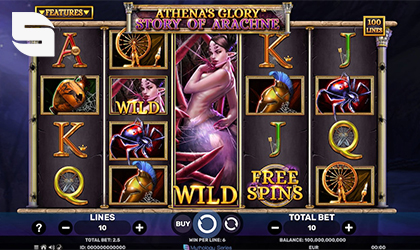 Conquer the Reels in Spinomenal's Athena's Glory Story of Arachne