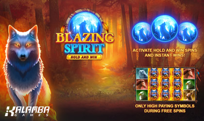 Kalamba Games is Pleased to Announce Blazing Spirit Hold and Win