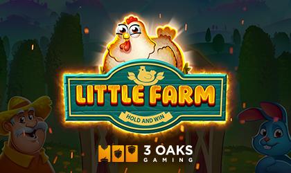 3 Oaks Gaming Launches Little Farm Hold and Win Slot
