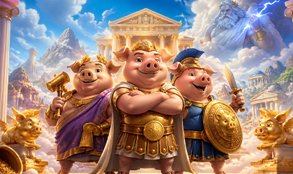 Gaming Corps Unveils 3 Pigs of Olympus 2 Slot Adventure