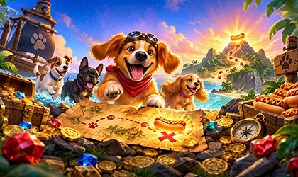 Reflex Gaming Debuts Hot Diggity Dog Fortune Map Online Slot