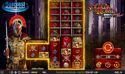 Ancient Battle awaits in Soldier of Rome slot