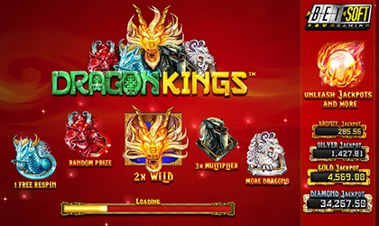 Myths come alive in betsoft's dragon kings slot