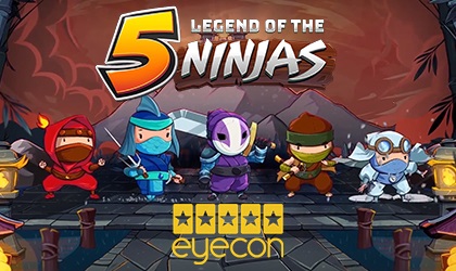 Eyecon Releases Legends of Five Ninjas Only for Fearless Players