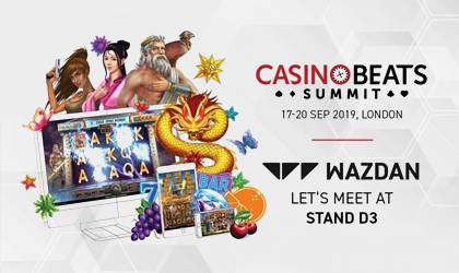 Wazdan Set to Announce New Titles and Offer Sneak Peaks at CasinoBeats Summit 2019