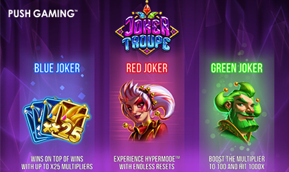 Push Gaming Brings a Classic Game to the New Decade in Joker Troupe Slot