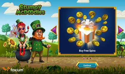 Foxium Presents Irish themed Stumpy McDoodles Video Slot with Trademark Features
