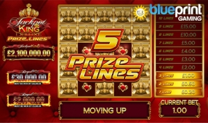Blueprint Gaming Delivers Latest Slot Jackpot King Prize Lines