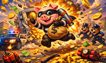 Play'n GO Introduces Piggy Heist Slot With Risk-Based Features