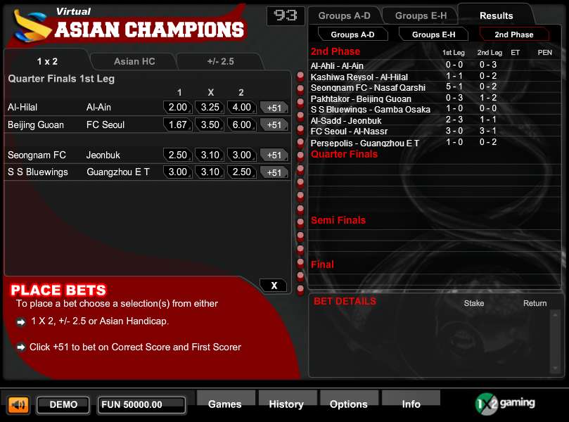 Virtual Asian Champions by 1x2gaming