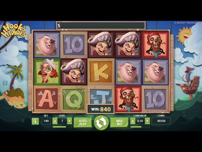 Hook's Heroes by Net Entertainment