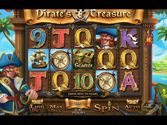 Pirate's Treasure gameplay screenshot