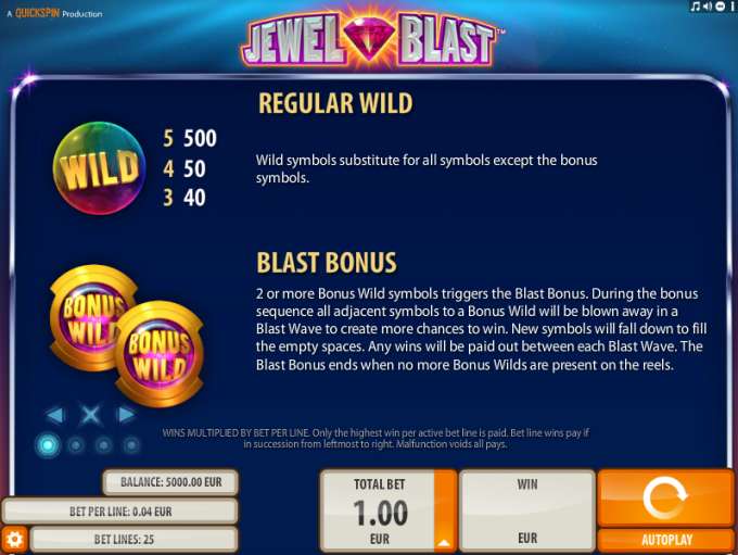 Jewel Blast by Quickspin