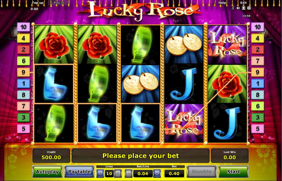Lucky Rose by Novomatic