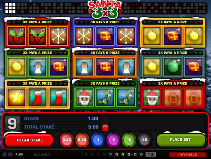 Santa 3x3 by 1x2gaming