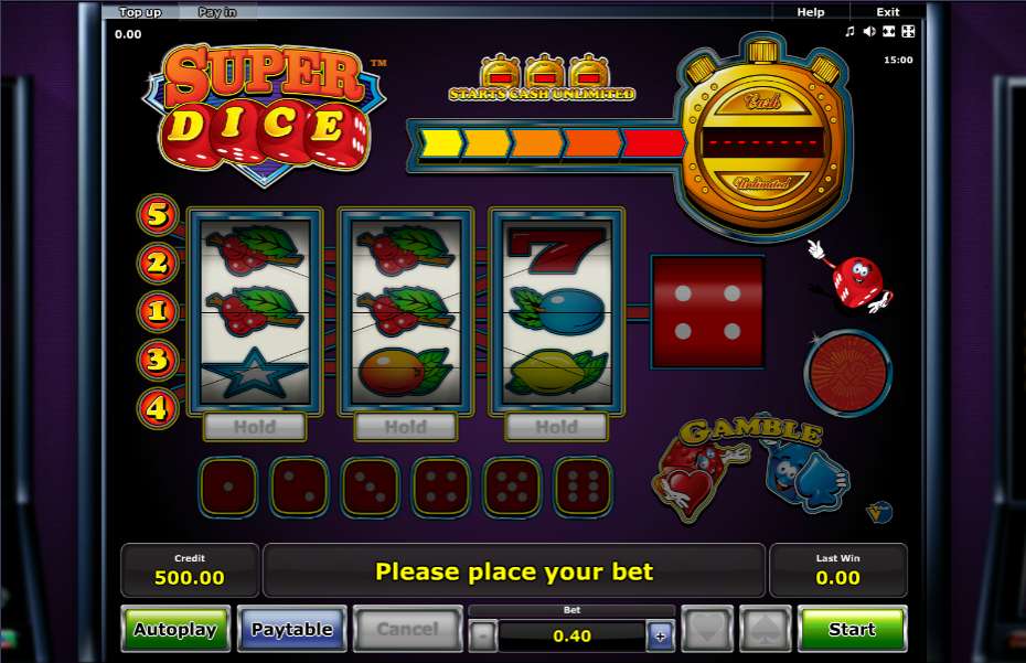 Super Dice gameplay screenshot
