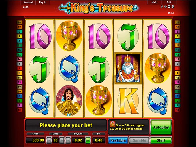 King's Treasure by Novomatic
