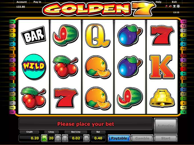 Golden 7 by Novomatic