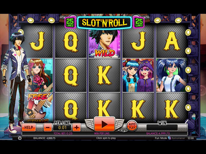 Slot N Roll by Spinomenal