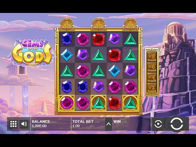 Gems Of The Gods by Push Gaming