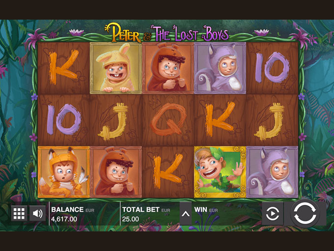 Peter And The Lost Boys by Push Gaming