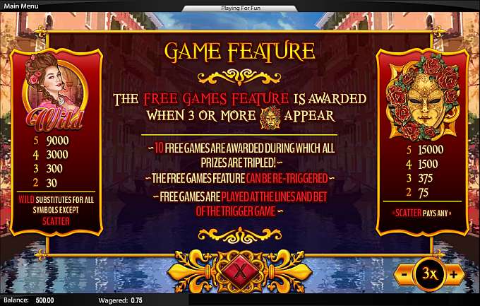Rose of Venice by Top Trend Gaming