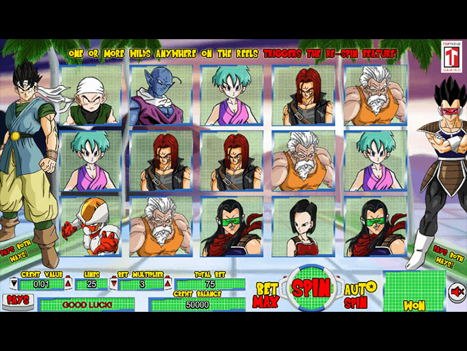 Dragon Ball Reels by Top Trend Gaming