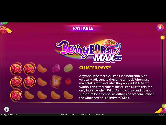 Berryburst MAX by Net Entertainment