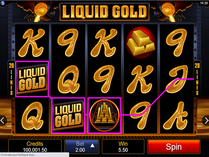 Liquid Gold gameplay screenshot