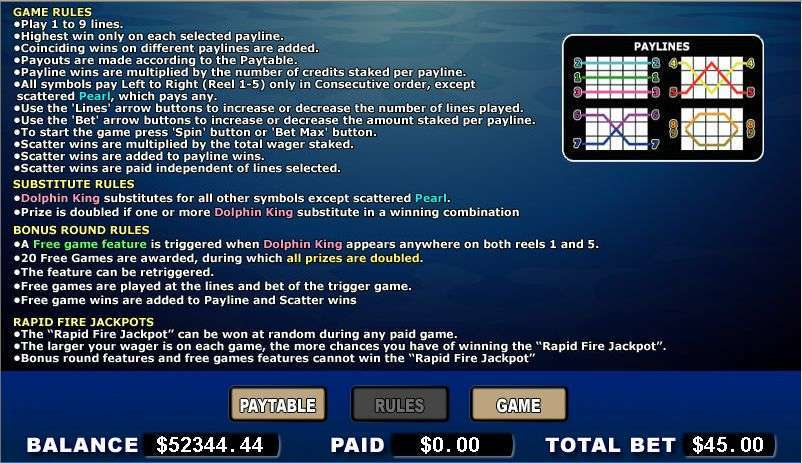 Dolphin King by NYX Interactive