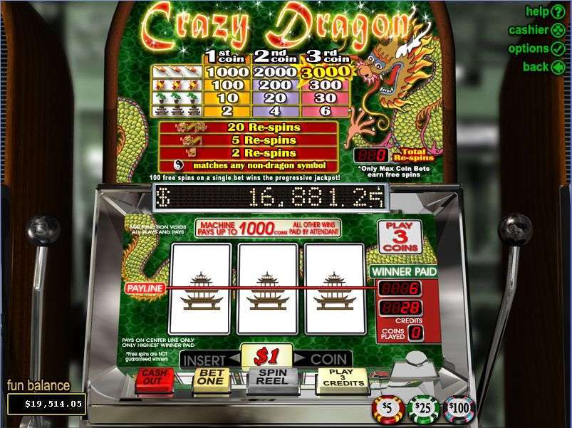 Crazy Dragon by Real Time Gaming