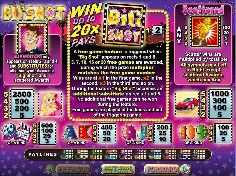 Big Shot by Real Time Gaming