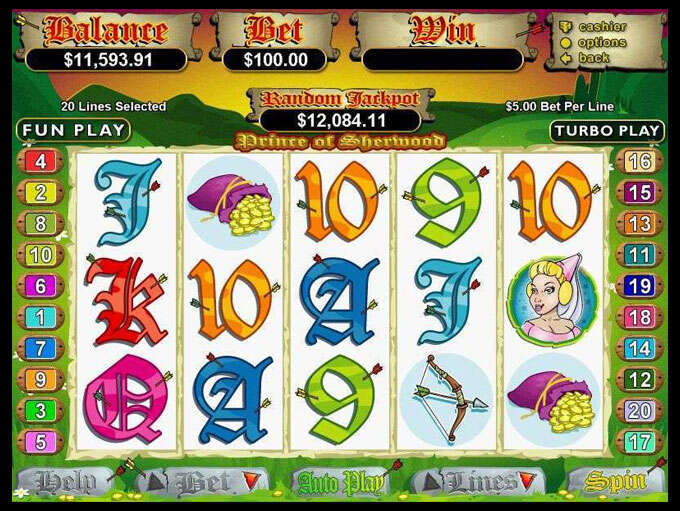 Prince of Sherwood by Real Time Gaming