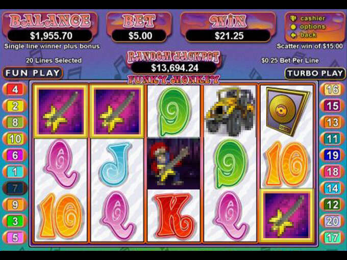 Funky Monkey by Real Time Gaming