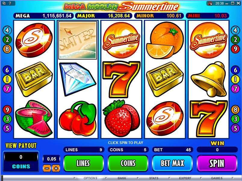 Mega Moolah Summertime by Games Global