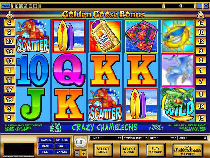 Golden Goose - Crazy Chameleons by Games Global
