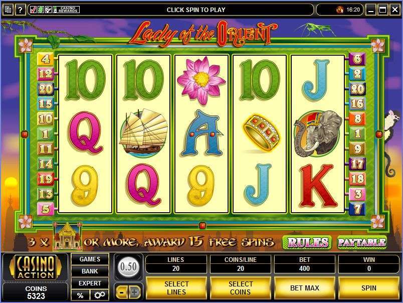 Lady of the Orient gameplay screenshot