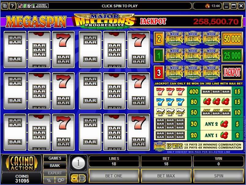 MegaSpin - Major Millions 3-Reel by Games Global
