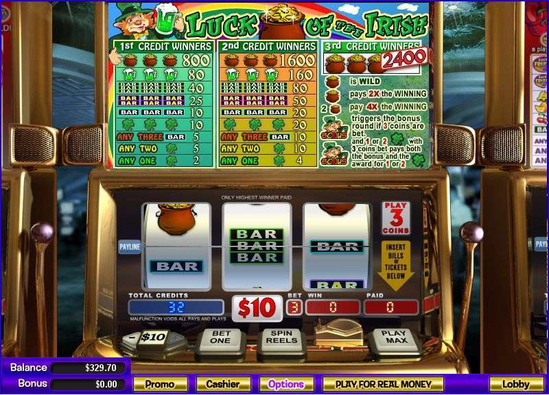 Luck of the Irish by Wager Gaming