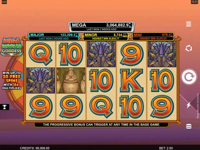 Mega Moolah Goddess by Games Global