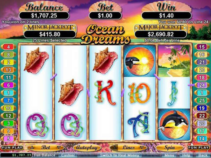 Ocean Dreams by Real Time Gaming