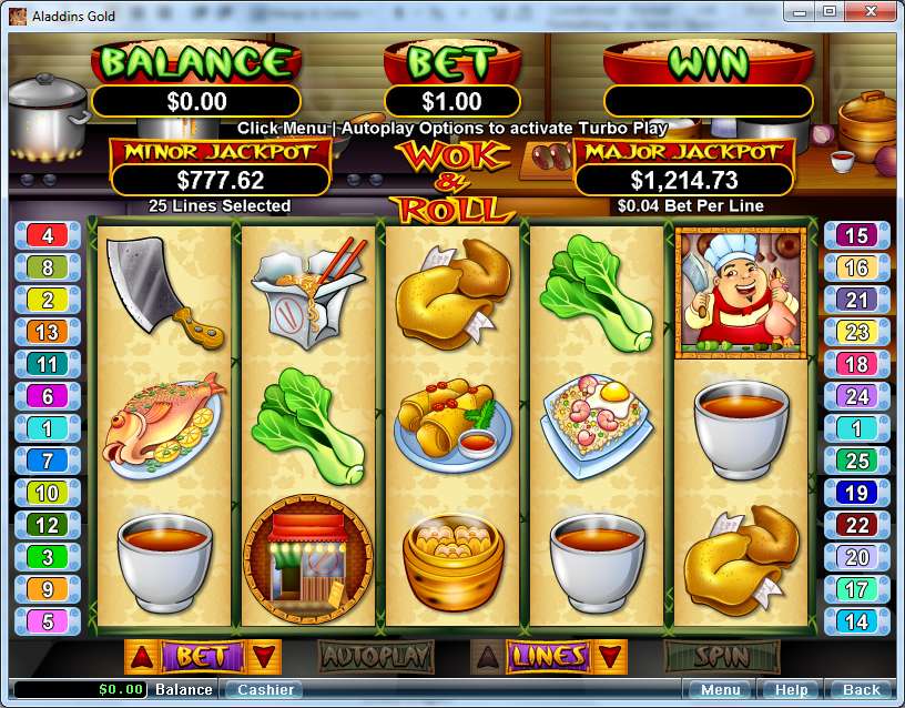 Wok And Roll by Real Time Gaming
