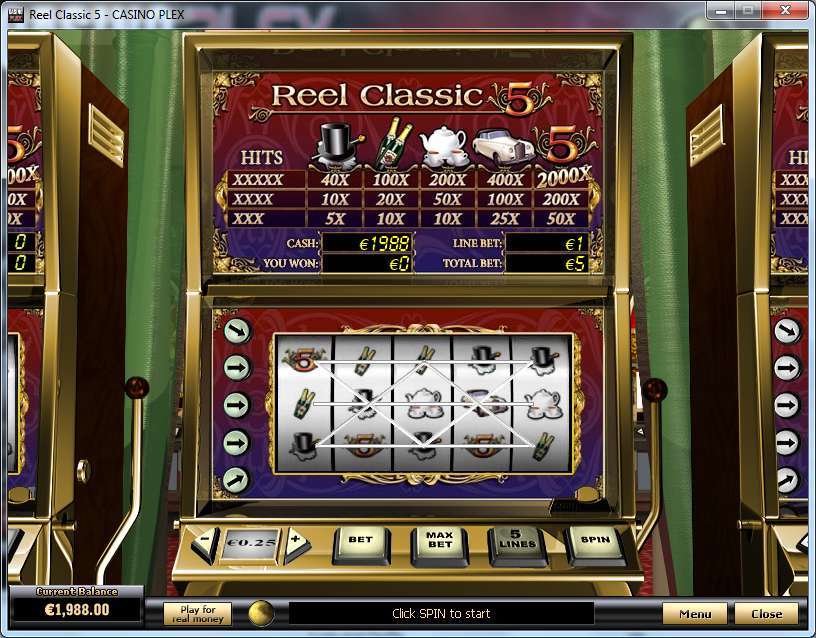 Reel Classic 5 by Playtech