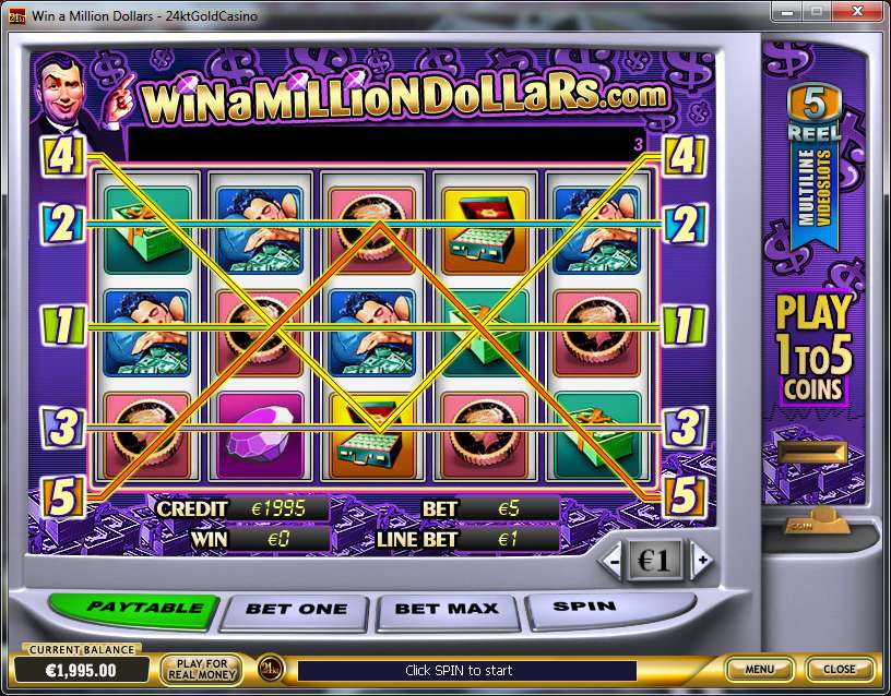 Win A Million Dollars by Playtech